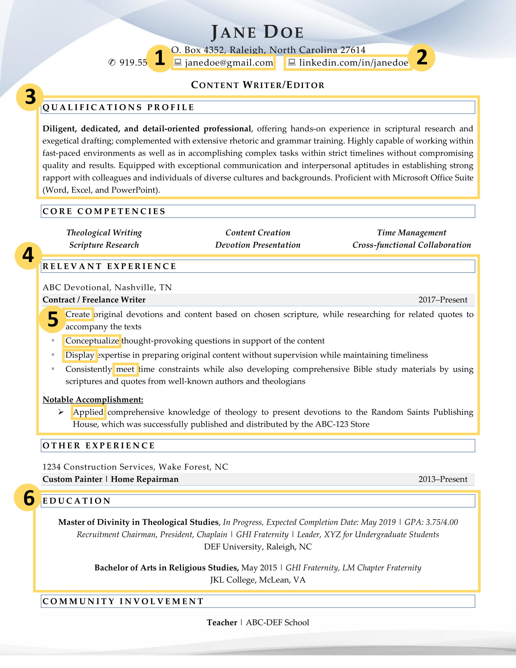 Recent Graduate Resume 10 Factors That Make It Excellent