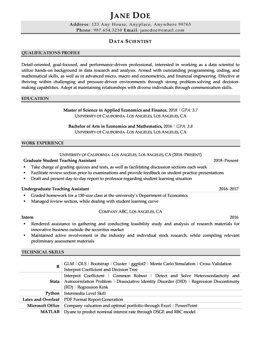 Resume With No Work Experience 1 Resume Valley