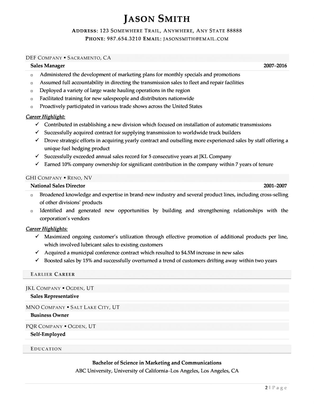 Executive Resume Updates that You Should Have on Your Resume