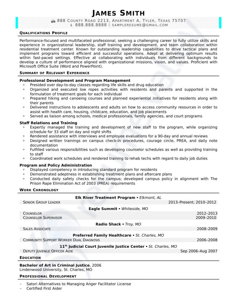 Sample Civilian and Federal Resumes - Resume Valley