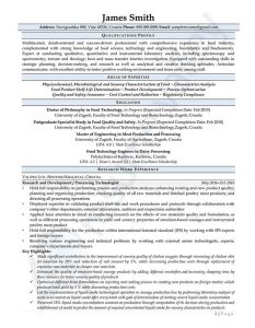 Sample Civilian and Federal Resumes - Resume Valley